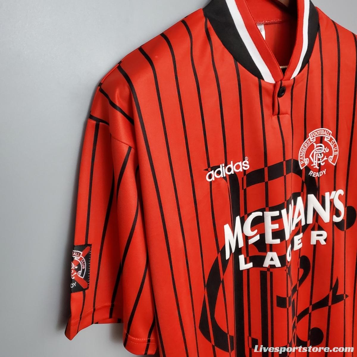 Retro 94-95 Rangers Away Soccer Jersey