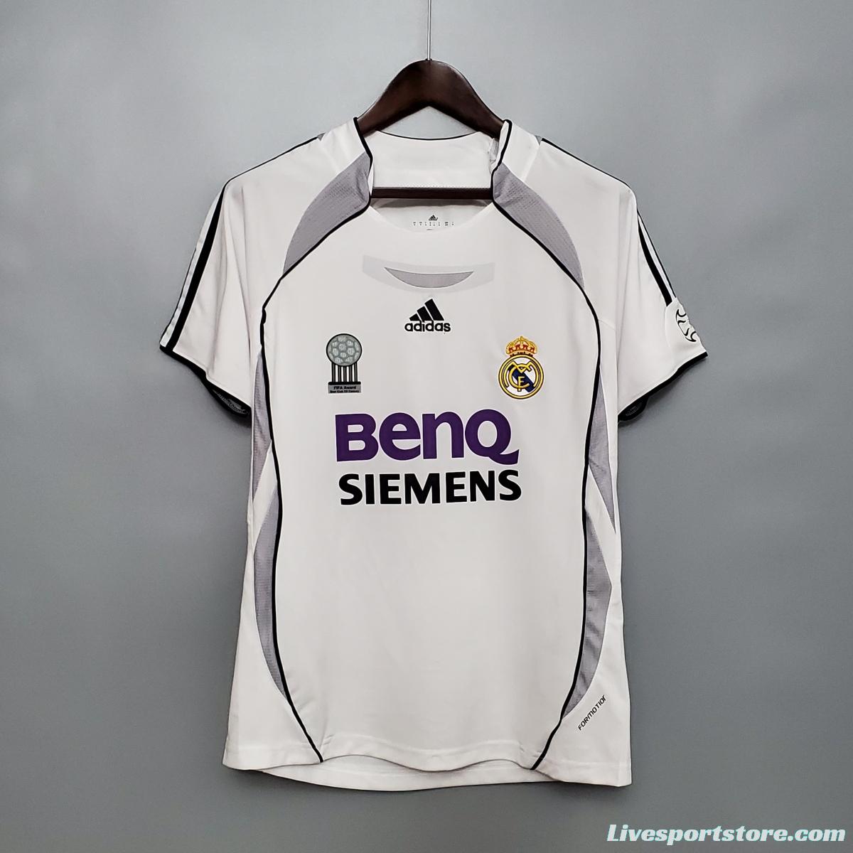 Retro Real Madrid 06/07 home Soccer Jersey