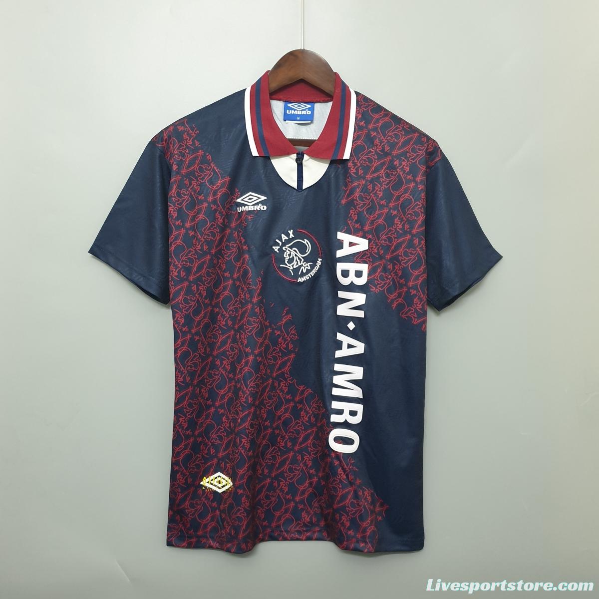 Ajax 1995 retro shirt away Soccer Jersey