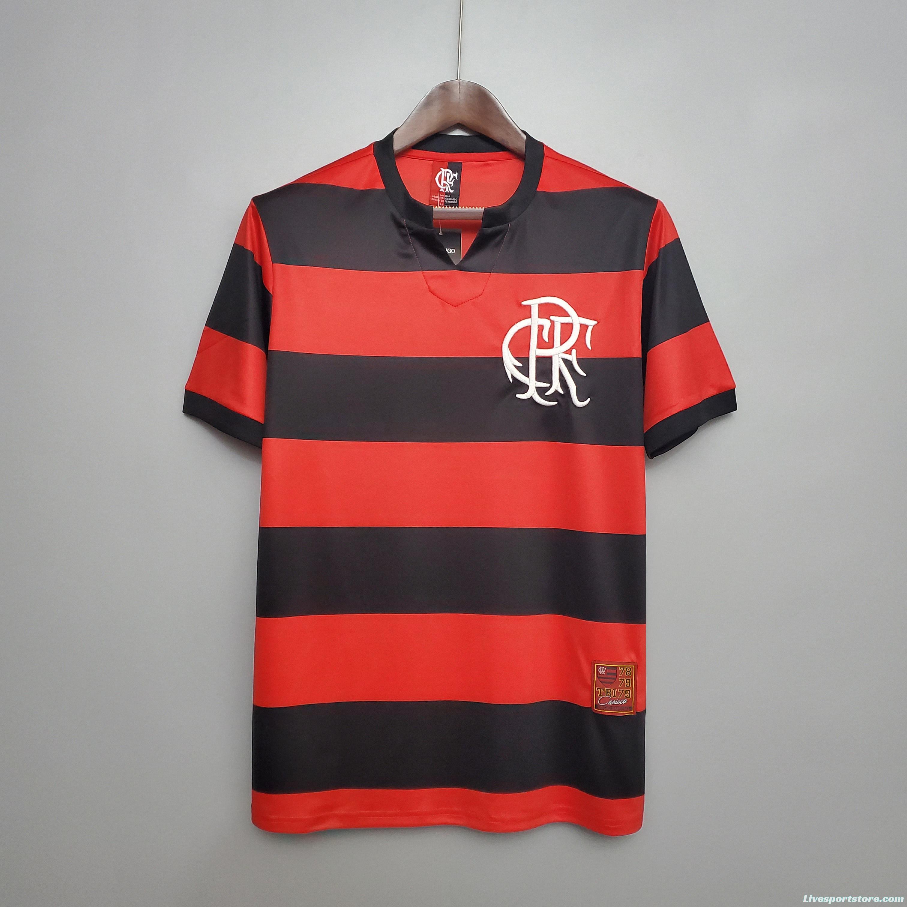 Retro Flamengo 78/79 home Soccer Jersey