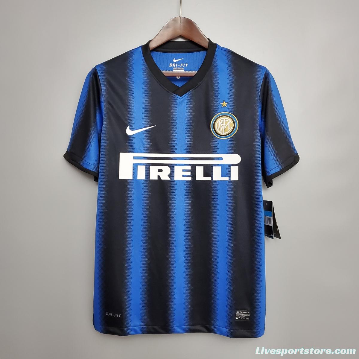 Retro 10/11 Inter Milan home Soccer Jersey