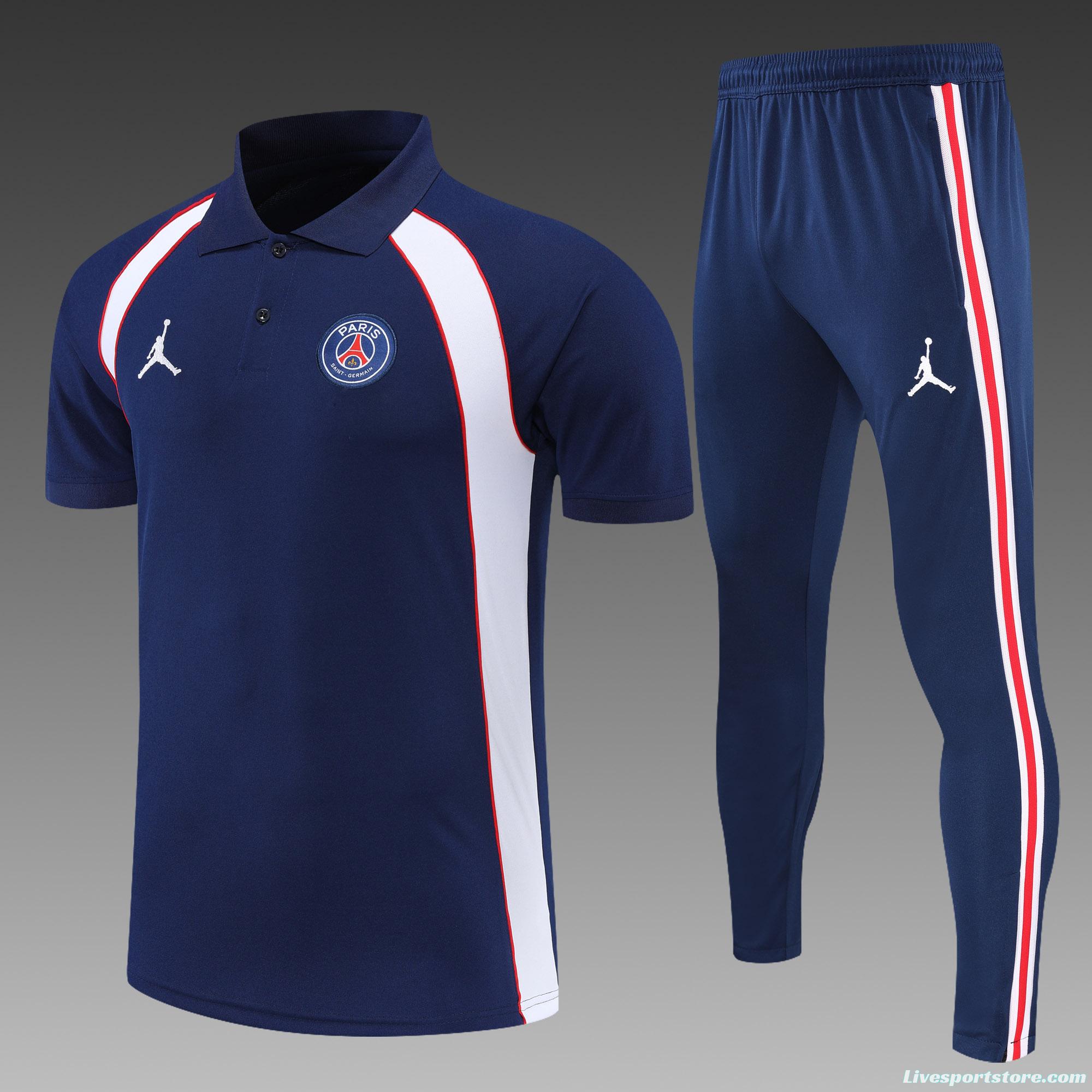 PSG X Jordan POLO kit royal blue (not sold separately)