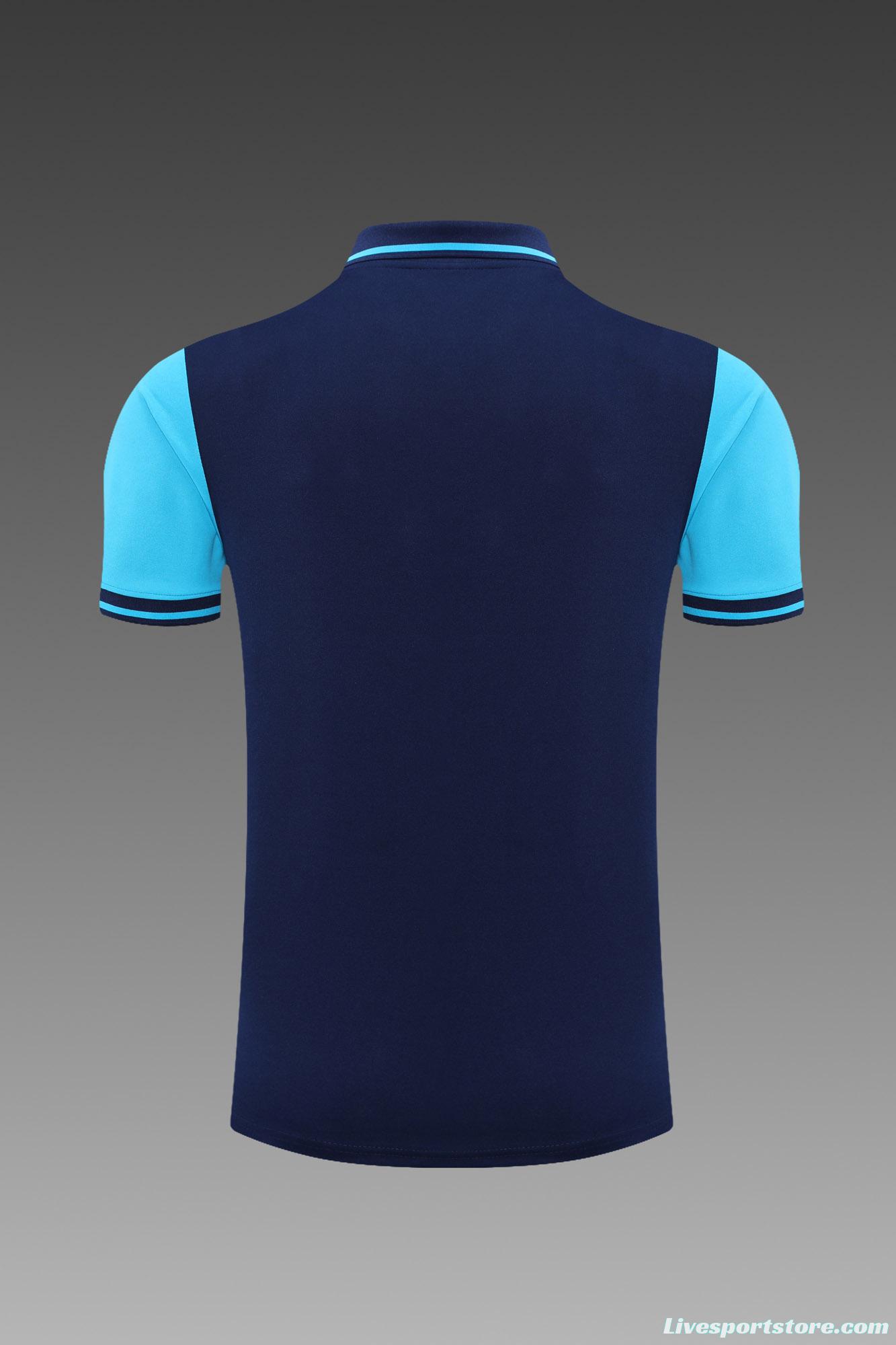 Olympique de Marseille POLO kit royal blue (not sold separately)