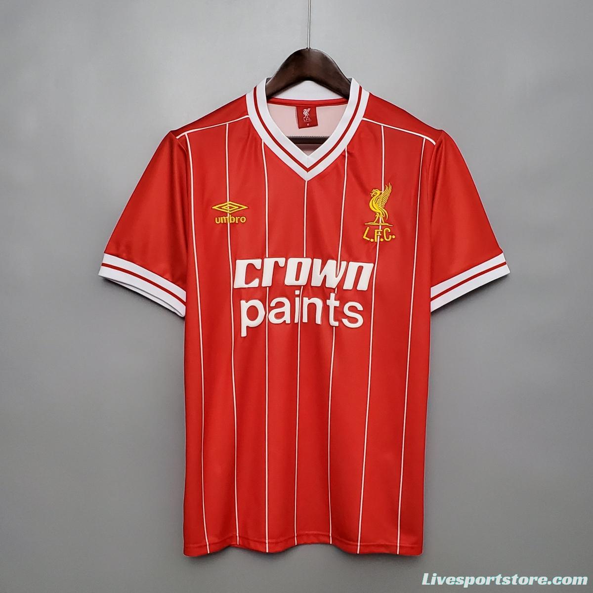 Retro 1984 Liverpool home Soccer Jersey