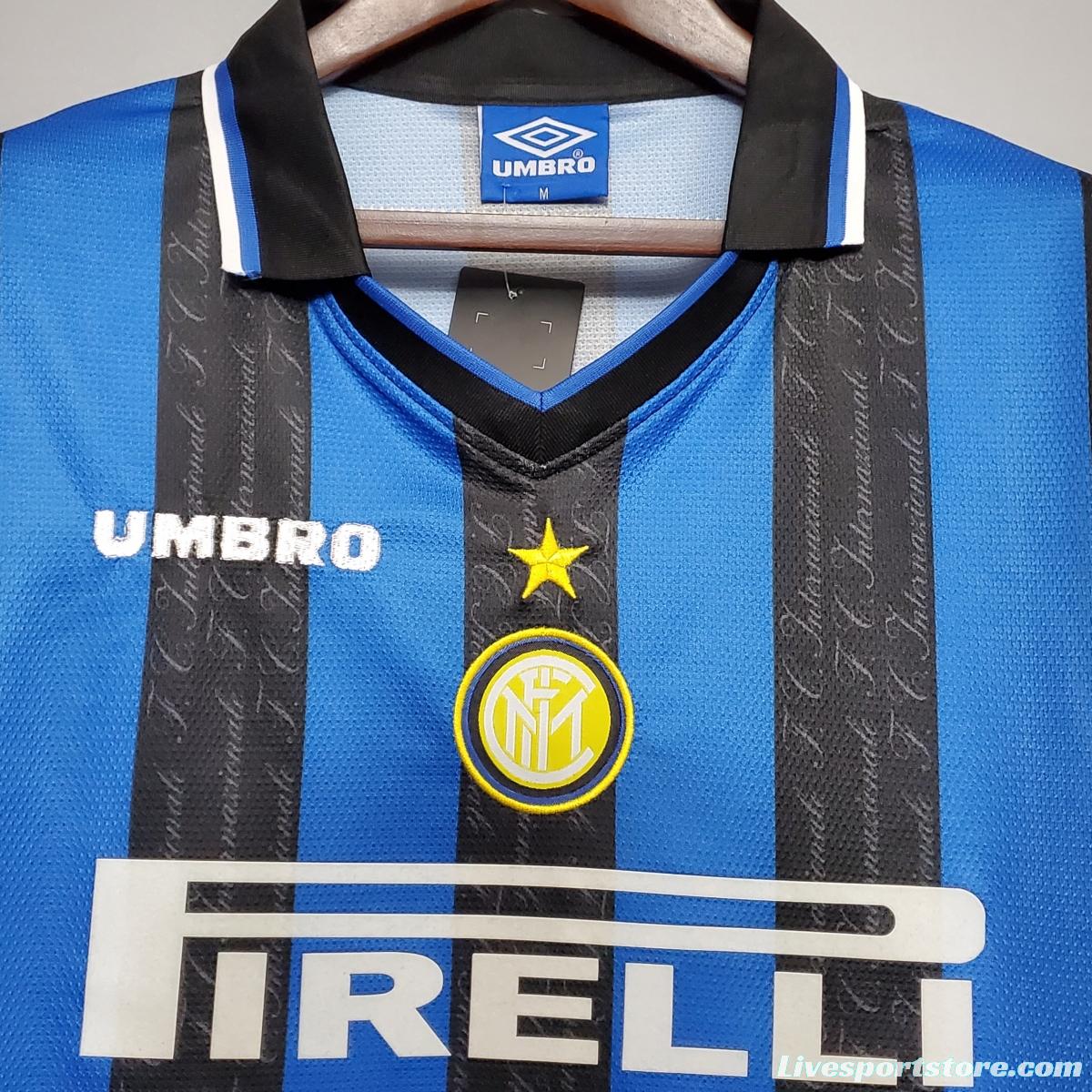 Retro 97/98 Inter Milan home Soccer Jersey