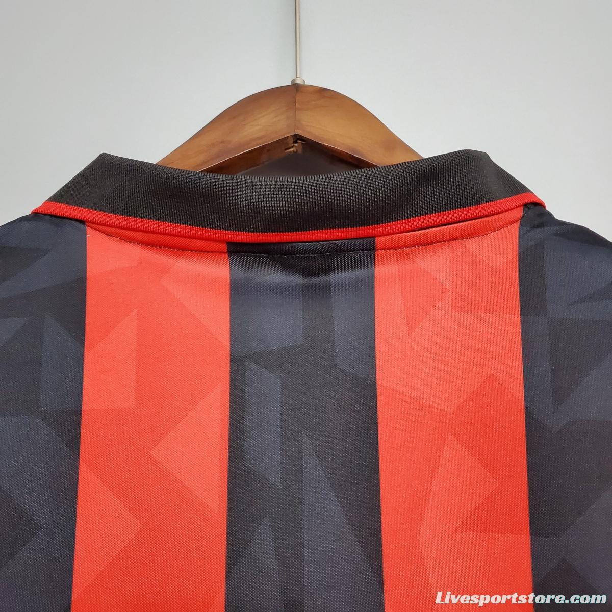 Retro 93/94 AC Milan home Soccer Jersey