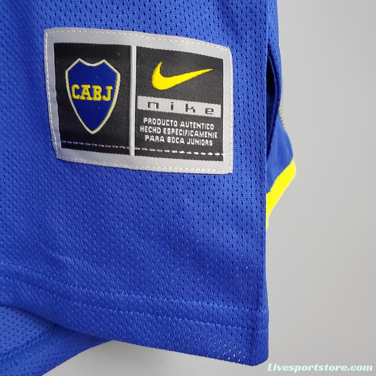 Retro Long Sleeve Boca Juniors 03/04 home Soccer Jersey