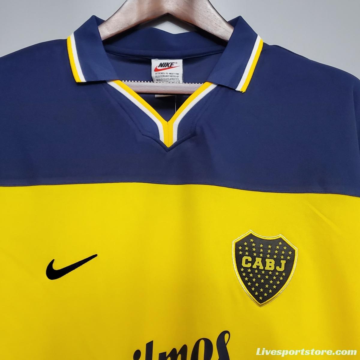 Retro Boca Juniors 1999 home Soccer Jersey