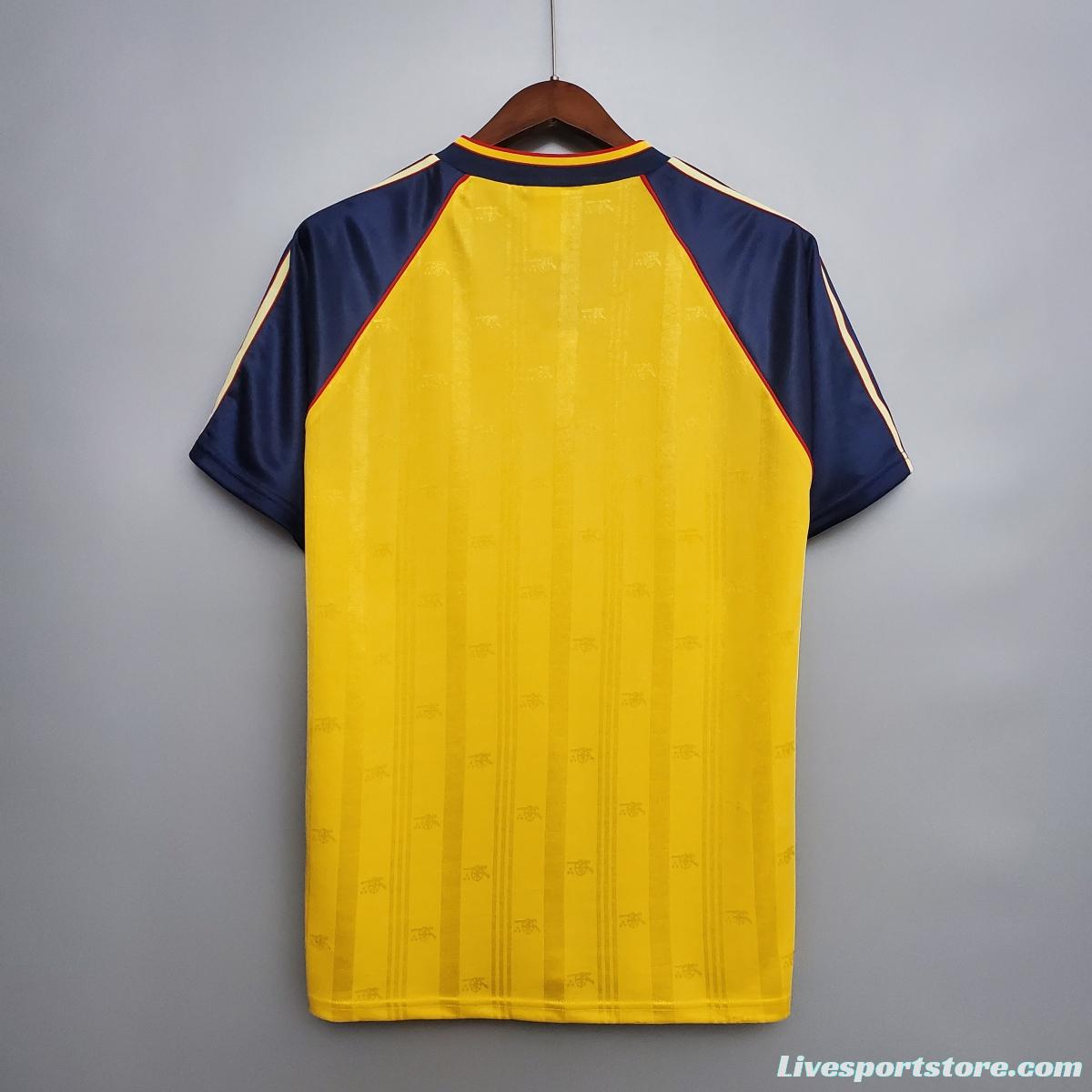 Retro 88/89 Arsenal AWAY Soccer Jersey