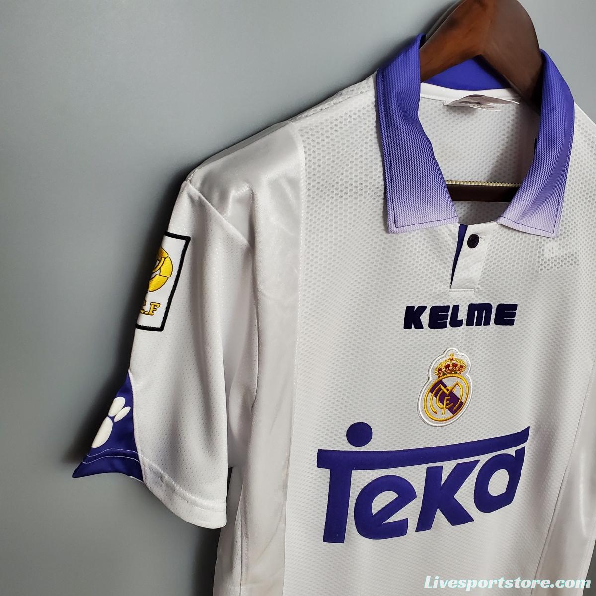 Retro Real Madrid 97/98 home Soccer Jersey