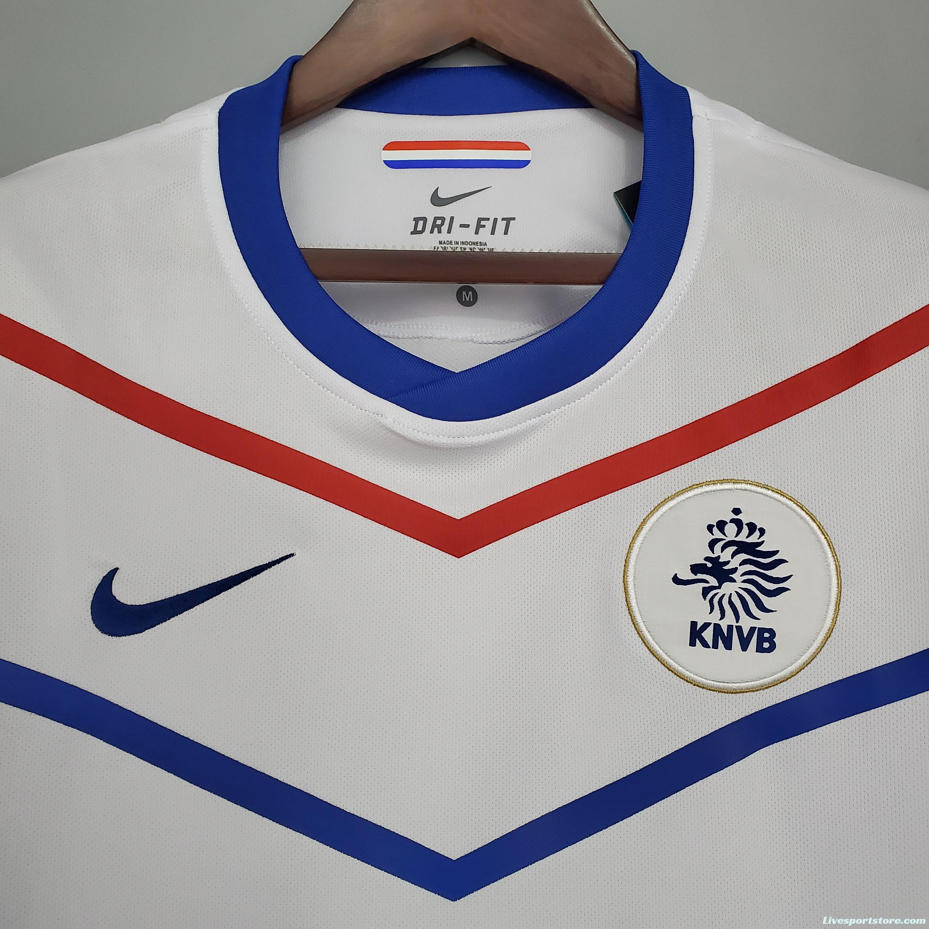 Retro Netherlands 2012 away Soccer Jersey