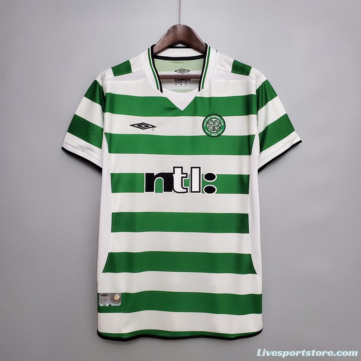 Retro 01/03 Celtic home Soccer Jersey