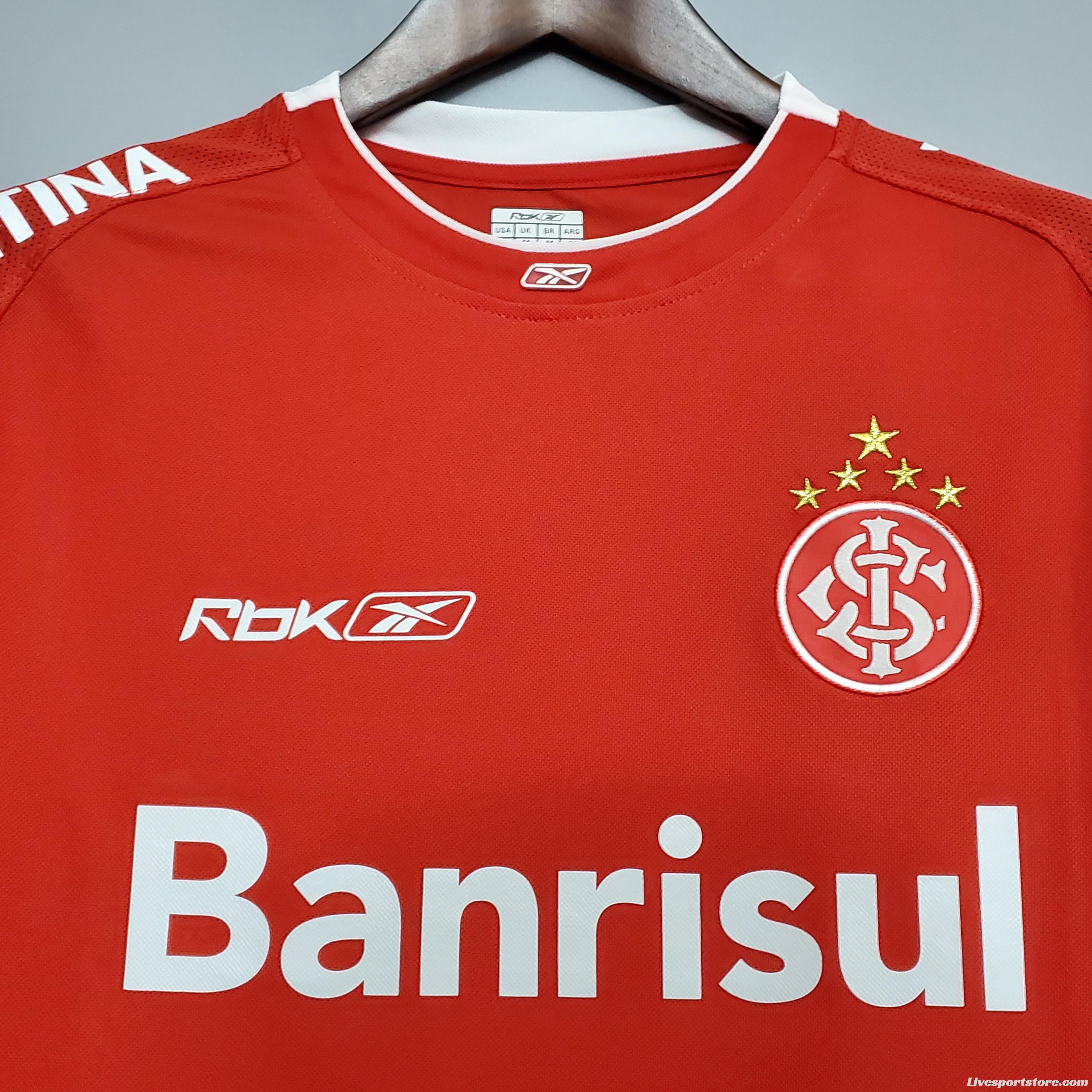 Retro 2006 SC Internacional home Soccer Jersey