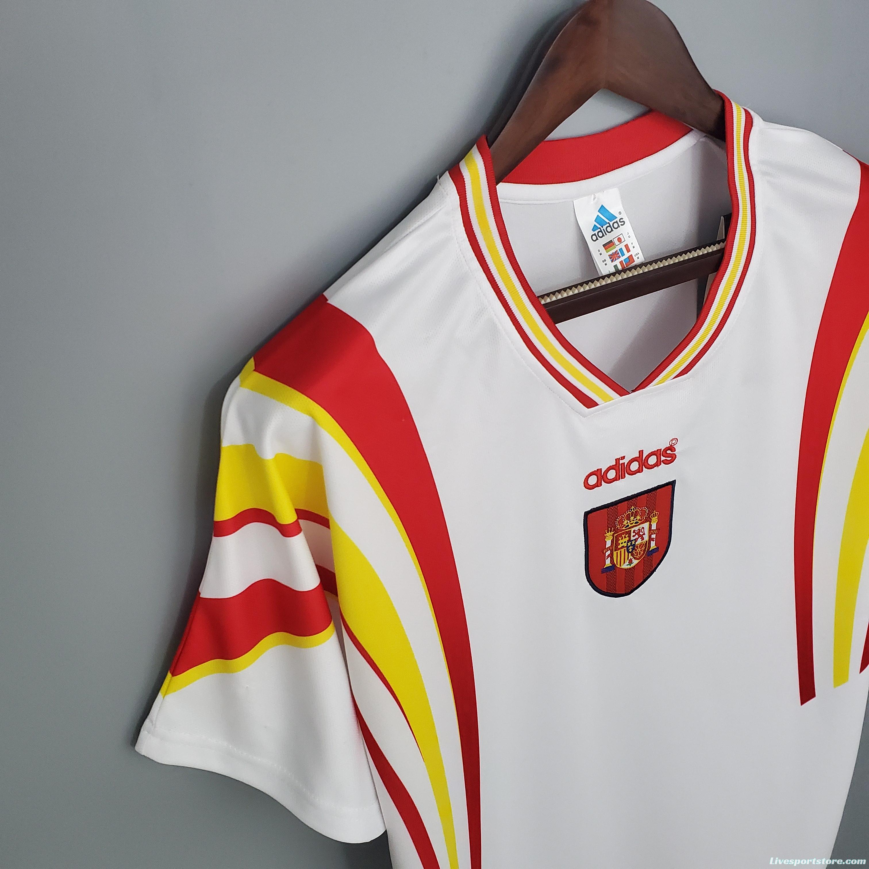 Retro Spain 1996 away Soccer Jersey