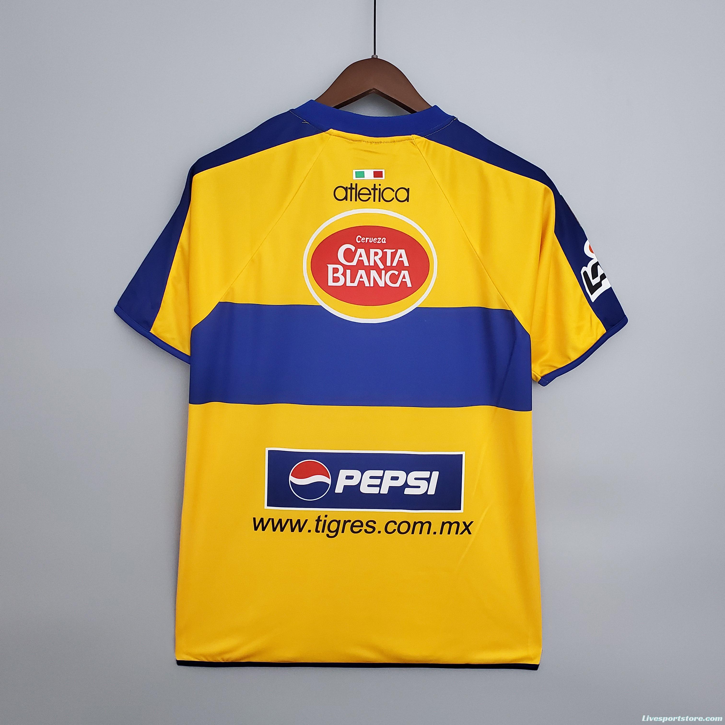 Retro 01/02 Tigres UANL Home Jersey