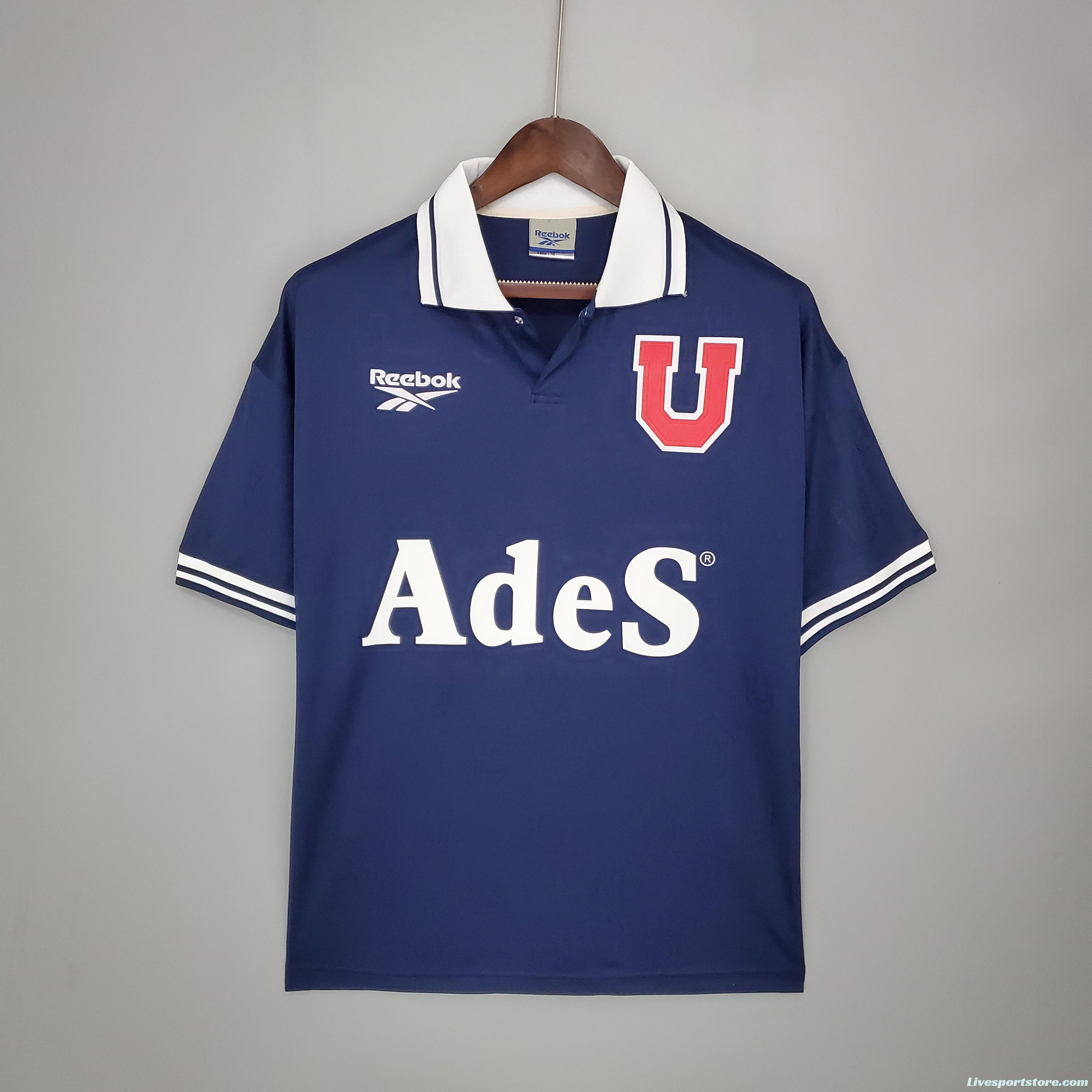 Retro 1998 University of Chile home Soccer Jersey