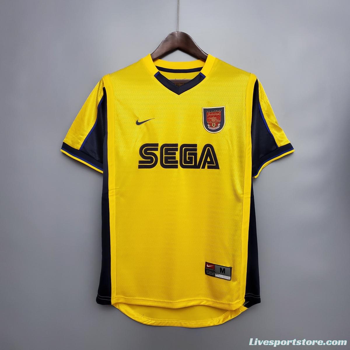 Retro Arsenal 99/00 away Soccer Jersey