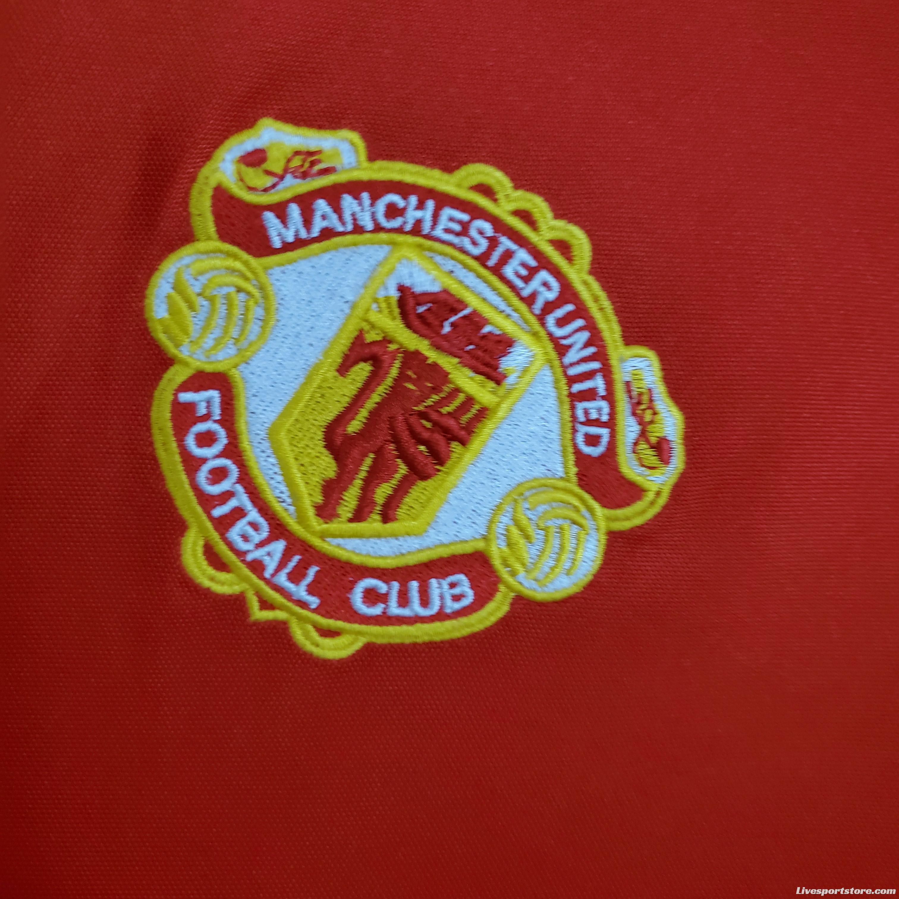 Retro Manchester United 85/86 home Soccer Jersey