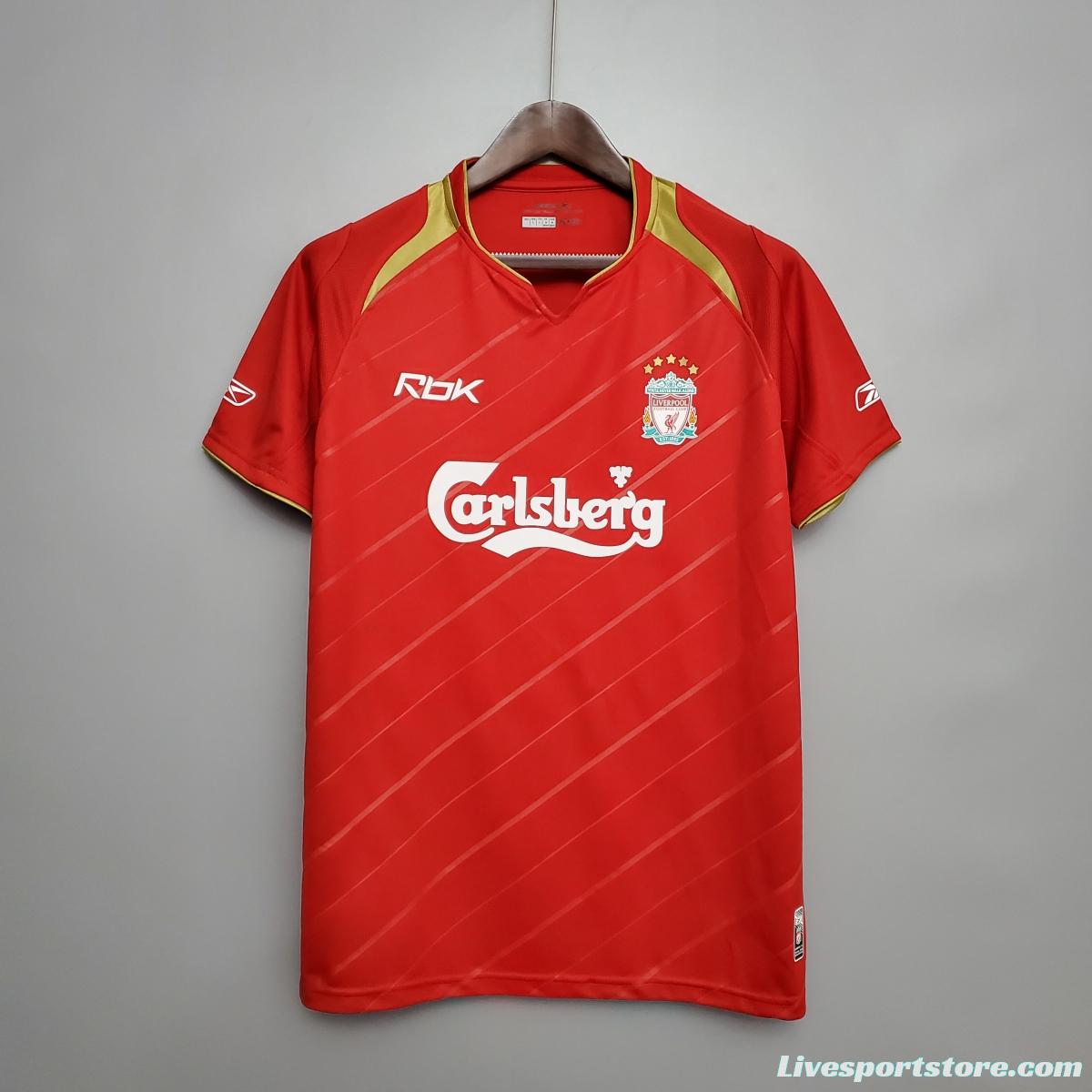 Retro 05/06 Liverpool home Soccer Jersey