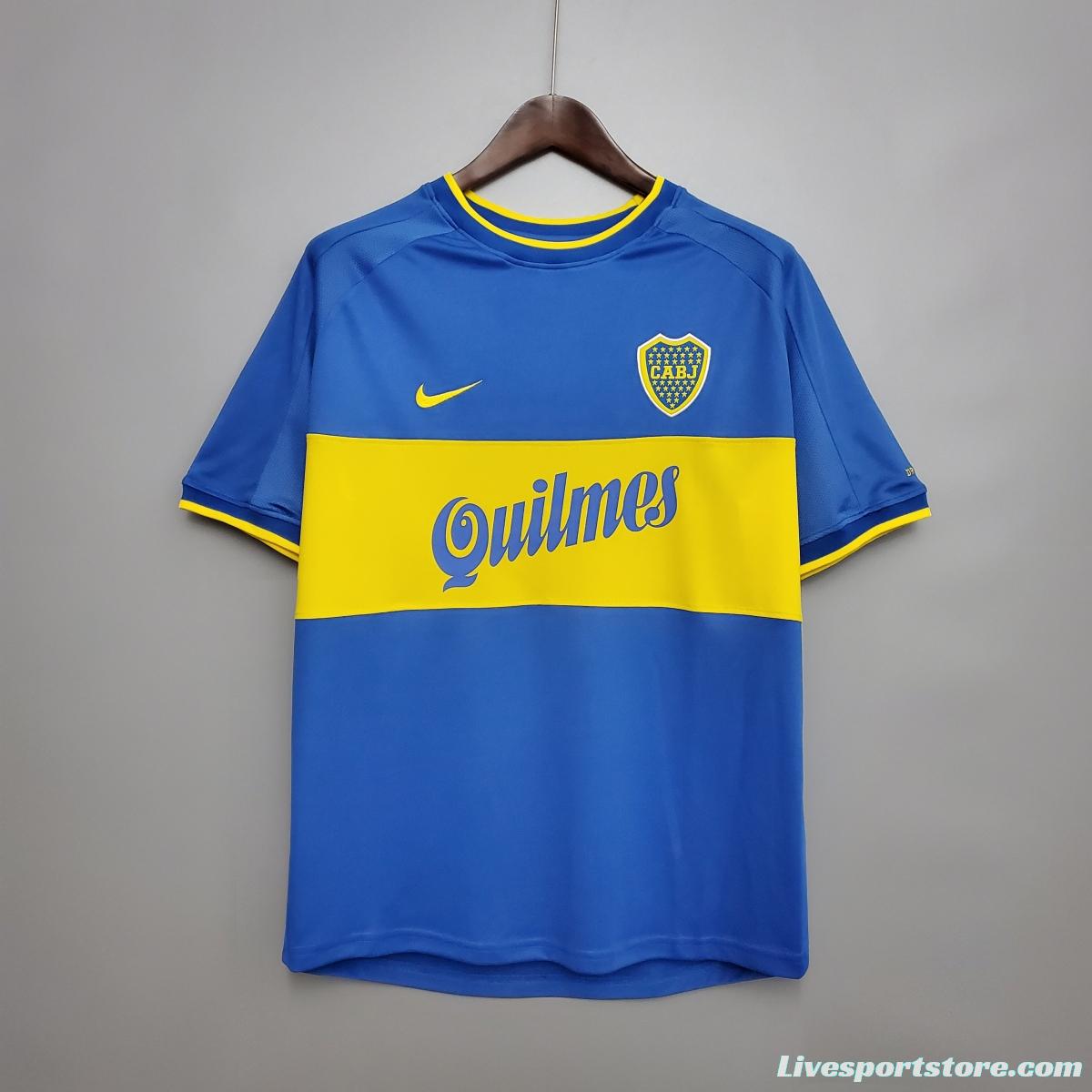 Retro Boca Juniors 99/00 home Soccer Jersey