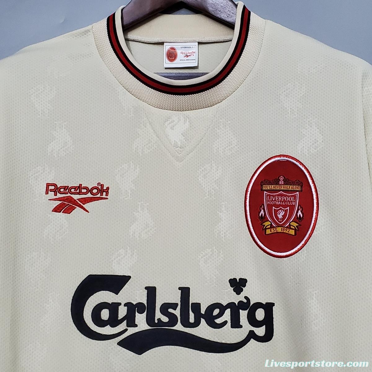 Retro 96/97 Liverpool away Soccer Jersey