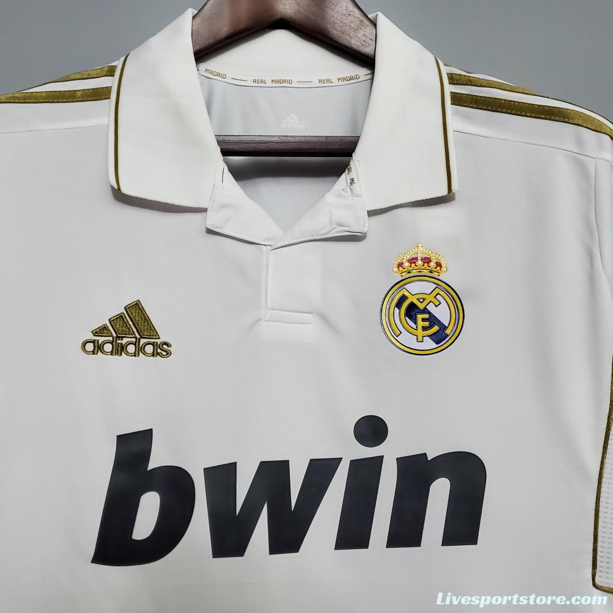 Retro Real Madrid 11/12 home Soccer Jersey