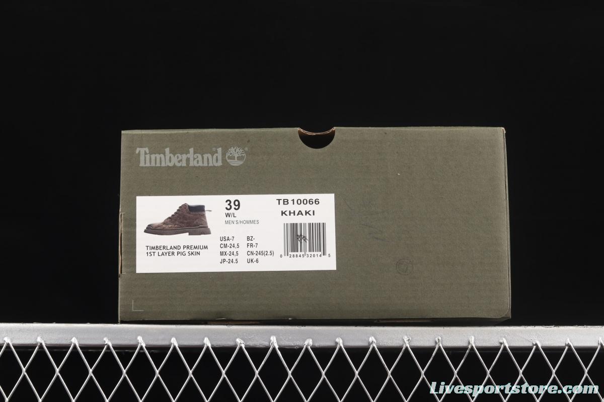 Timberland 21ss autumn and winter new mid-top casual shoes TB10066KHAKI