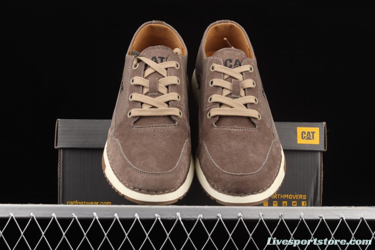 CAT FOOTWEAR/ CAT Carter 21SS autumn new vintage fashion shoes series leisure board shoes P720536 light coffee