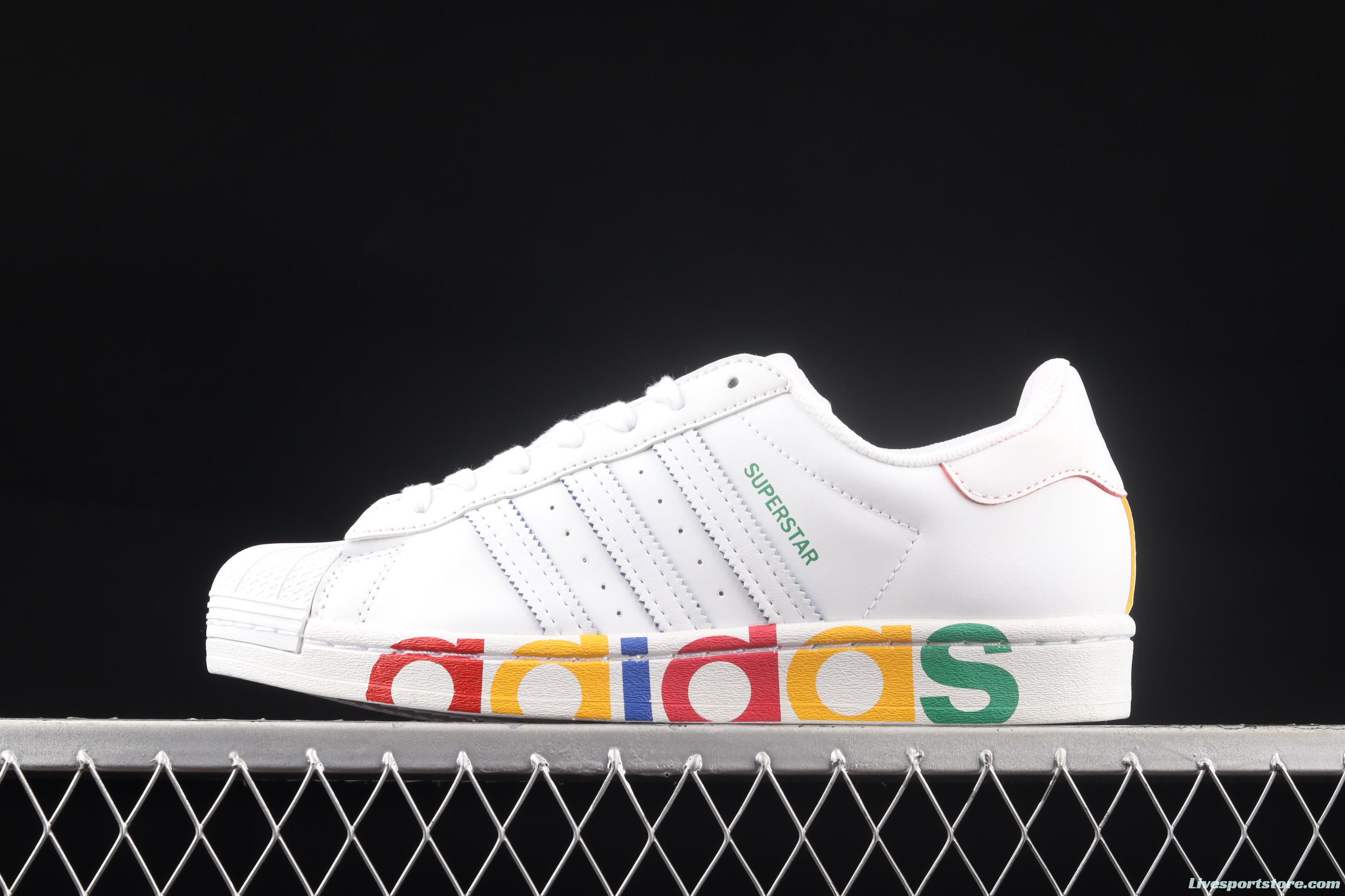 Adidas Originals Superstar FY1147 shell head platinum LOGO casual board shoes