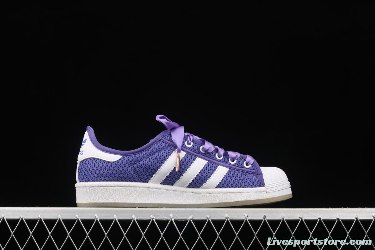 Adidas Originals Superstar S82581 shell head woven breathable leisure board shoes