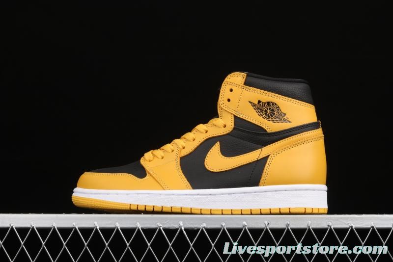 Air Jordan 1 High OG Pollen black and yellow 555088-701