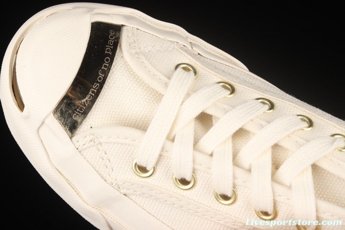 Converse Jack Purcell year of the Tiger Limited Series Golden Tiger opening smile low upper board shoes 164058C