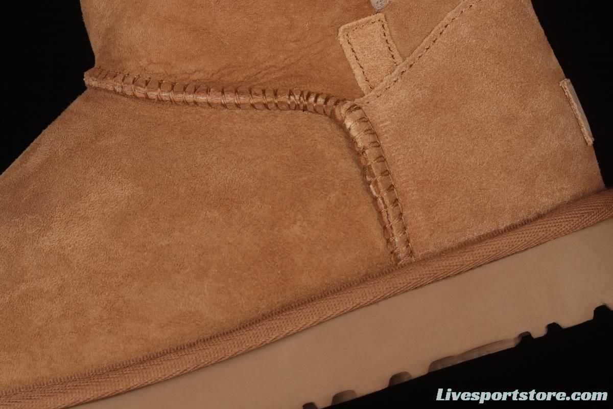 UGG classic button series sheepskin integrated snow boots 1016226