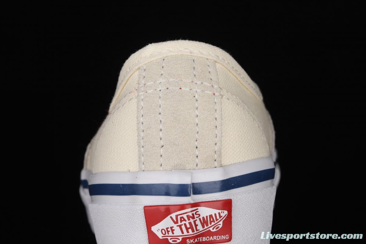 Vans Skate Authentic Pro series rice-white low-top casual board shoes VN0A5FC8OFW