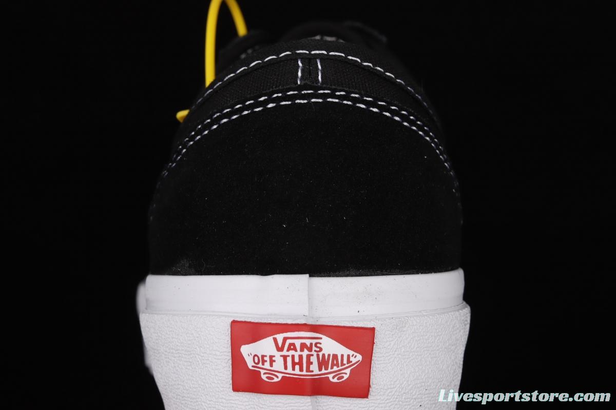 Vans Style 36 new edge half crescent toe black bran fruit green low-top casual board shoes VN0AWM33FJ