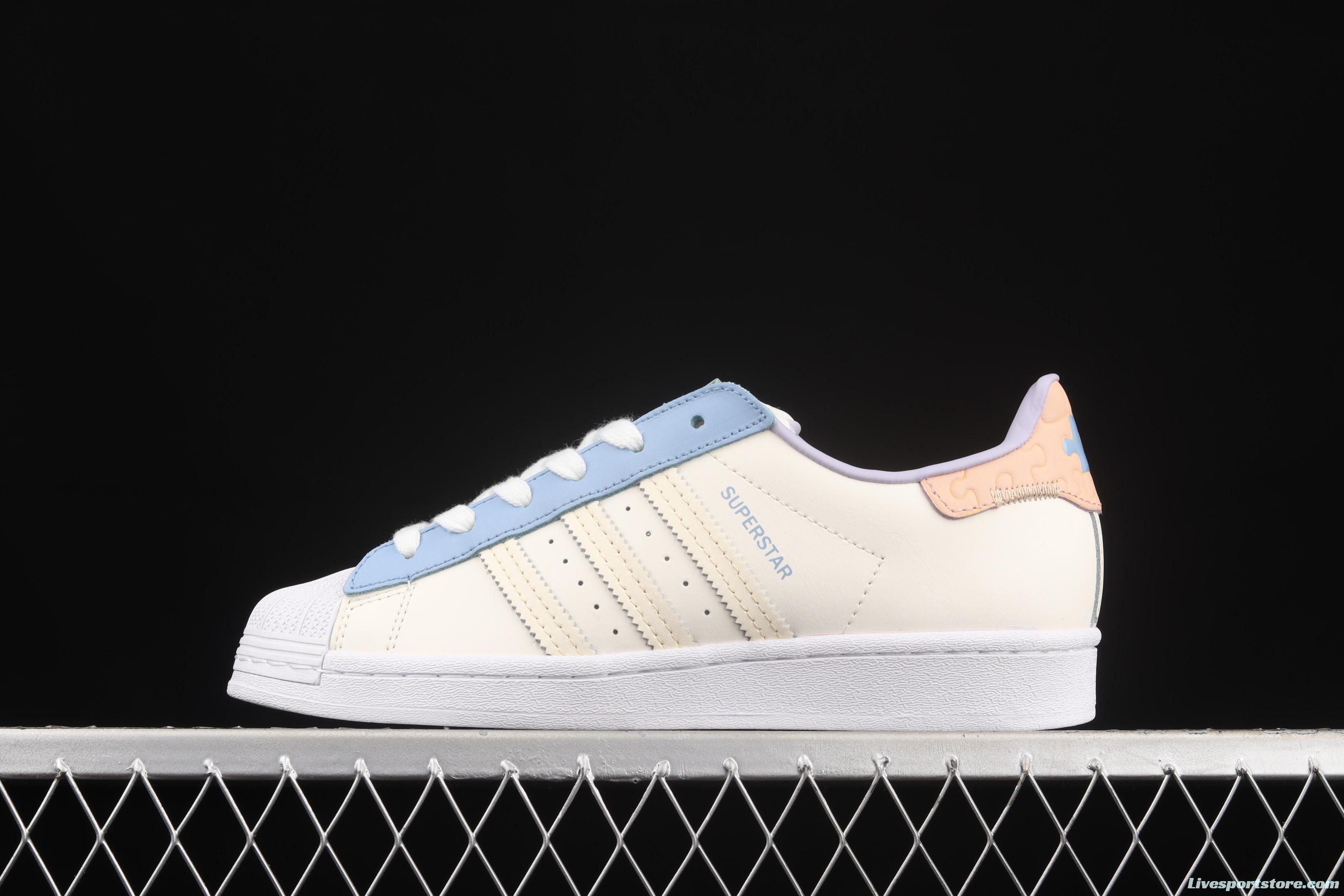 Adidas Superstar GZ3413 shell head classic leisure board shoes