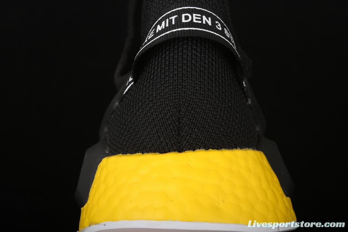 Adidas NMD R1 Boost V2 FY1182 second generation elastic knitted surface popcorn running shoes