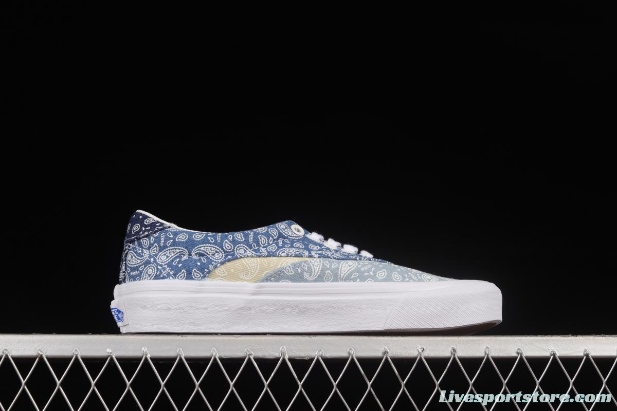 Vans Acer Ni Sp Cashew Flower Retro Denim Denim Blue Low Casual Sneakers VN0A4UWYASN