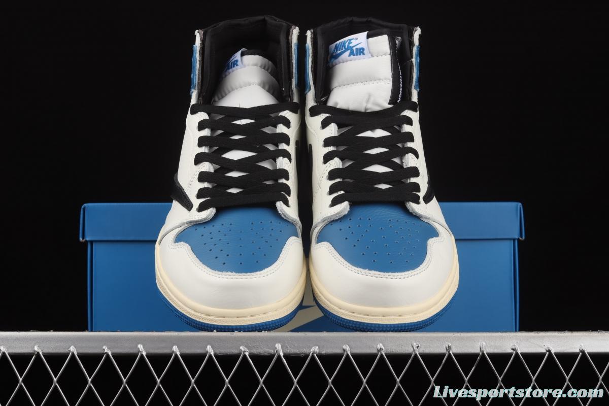 Travis Scott x Air Jordan 1 High OG Lightning inverted head layer original Standard DH3227-105