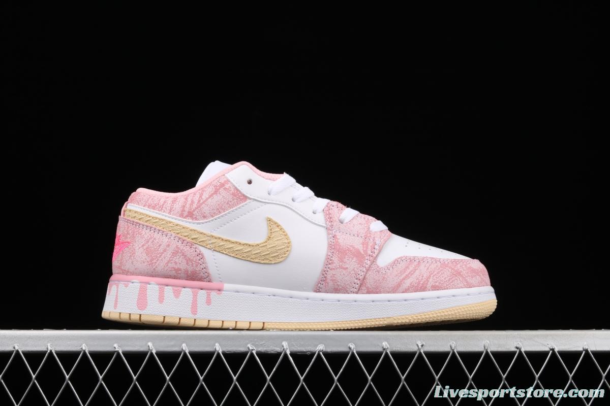 Air Jordan 1 Low GS low-top ice cream low-top basketball shoes CW7104-601