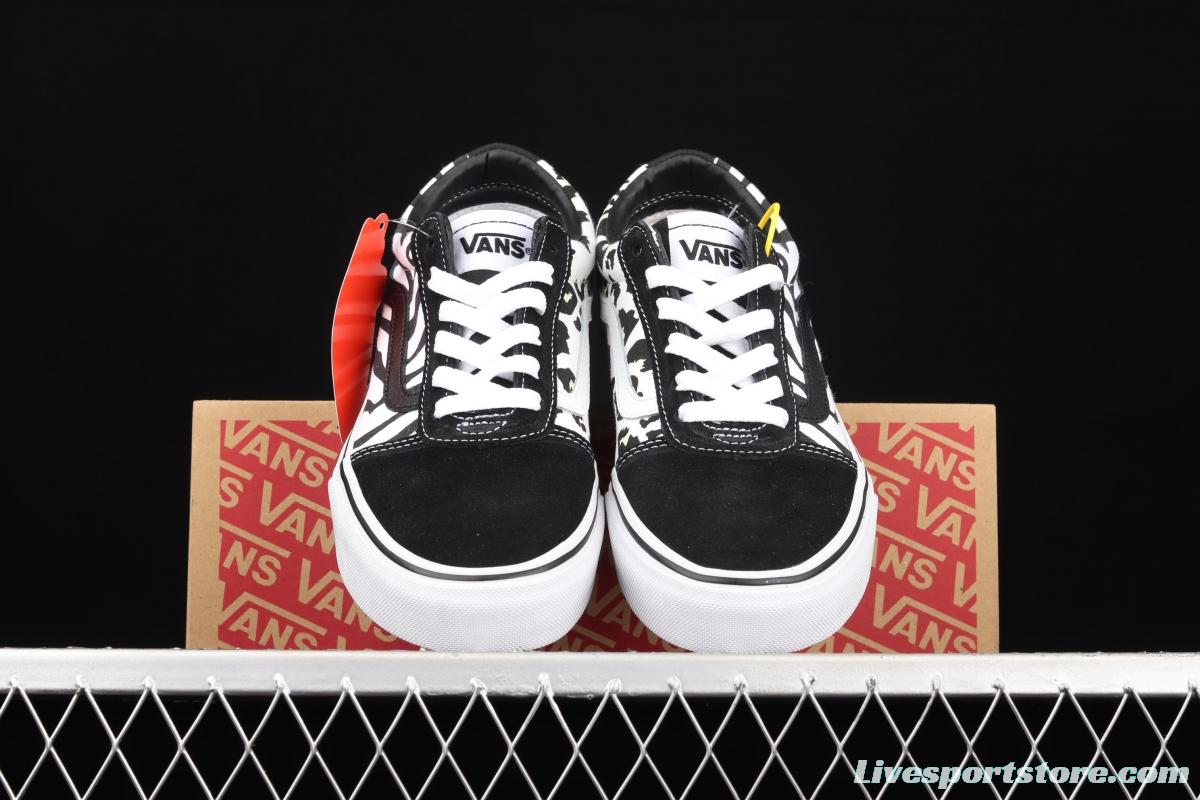 Vans Style 36 million black leopard print zebra print low-top casual shoes VN0A3TLAA25