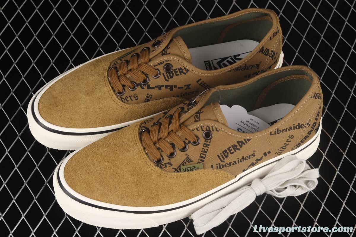 Liberaiders x Vans Authentic Dx joint style tooling series low-top casual board shoes VN0A54F27MB