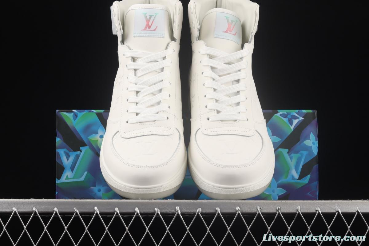 LV RIVOLI With Chips sports shoes series high upper board shoes