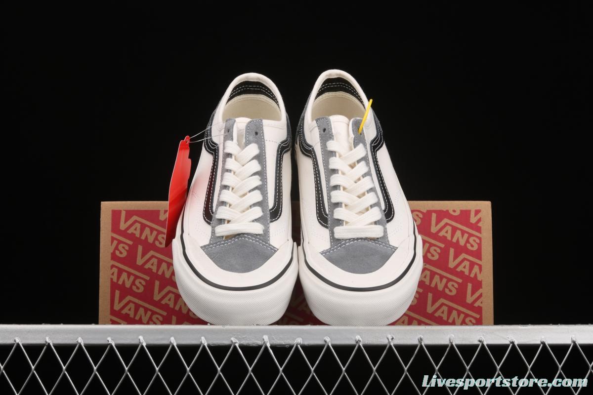 Vans Style 36 million half-moon head gray Oreo low-top canvas board shoes VN0A4BVAK11