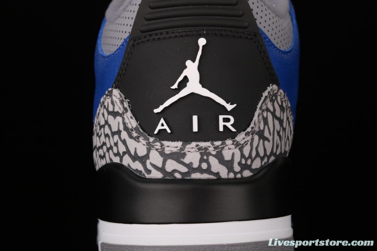 Air Jordan 3 Varsity Royal AJ3 Joe 3 head Royal Blue CT8532-400