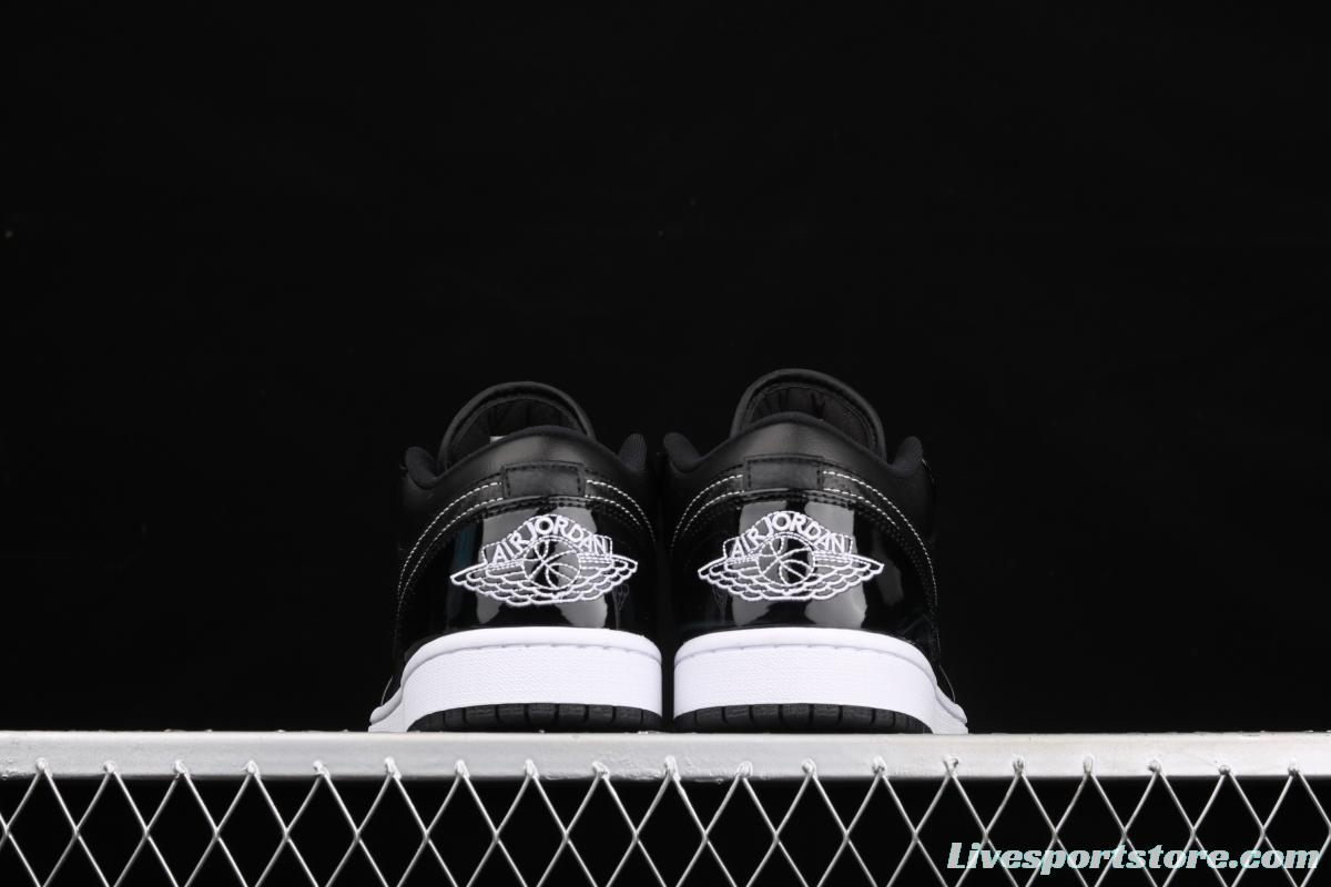 Air Jordan 1 Low ASW low-top all-Star patent leather black low-top basketball shoes DD1650-001