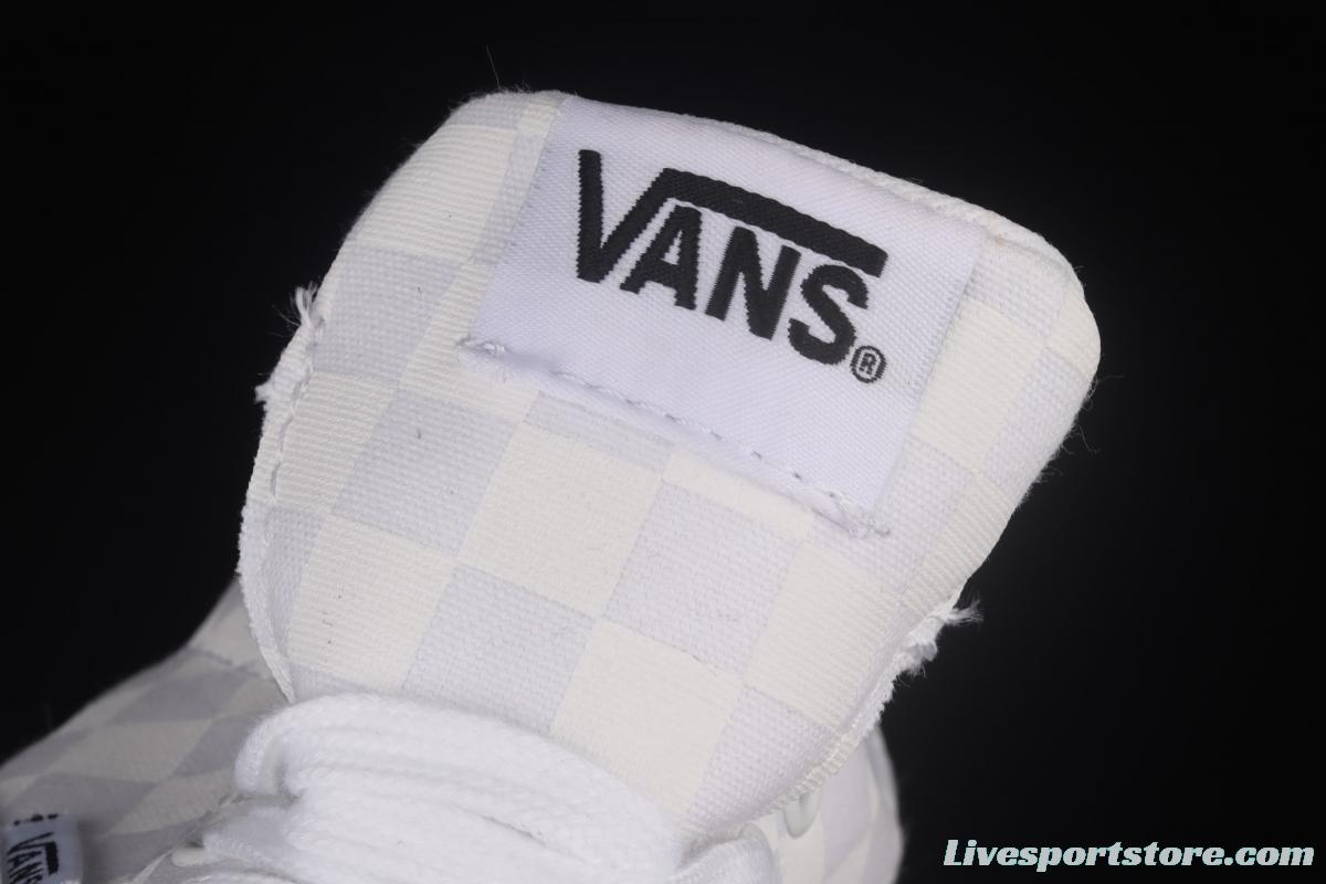 Vans Style 36 Milk White Chess Lattice low-top casual board shoes VN0A3WN3VEE