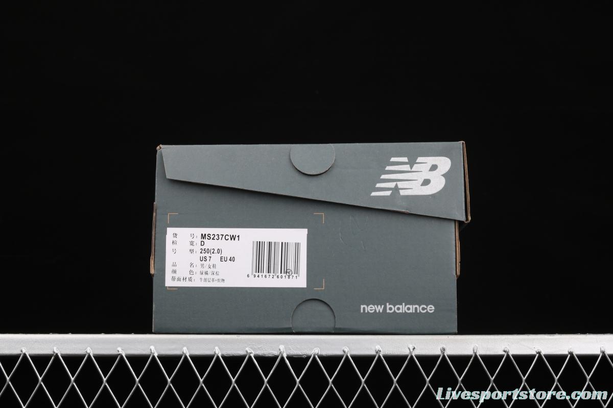 New Balance MS237 series retro leisure sports jogging shoes MS237CW1