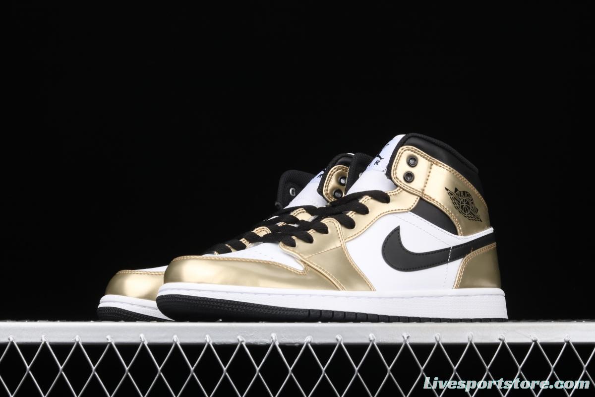 Air Jordan 1 Mid liquid gold DC1419-700