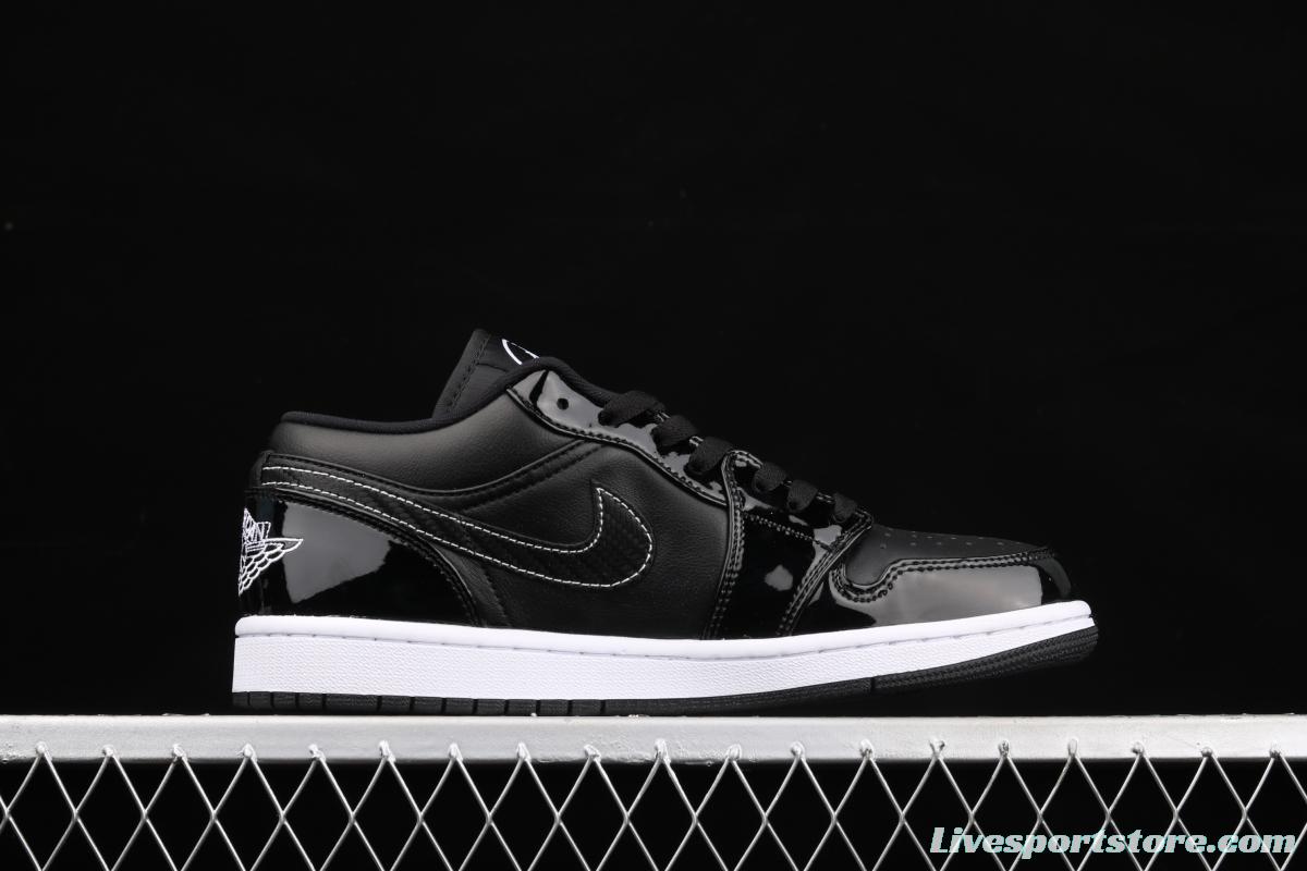 Air Jordan 1 Low ASW low-top all-Star patent leather black low-top basketball shoes DD1650-001